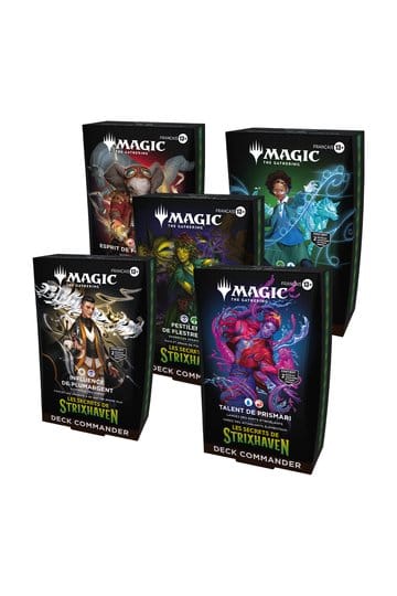 Magic the Gathering Les secrets de Strixhaven Commander Decks Case (5) francese