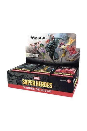 Magic the Gathering Marvel Super Heroes Play Booster Display (30) Spanisch