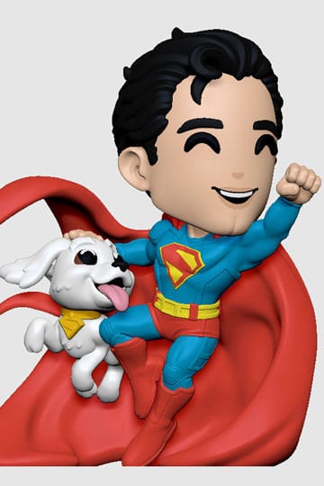 Superman 2025 Vinylfigur Superman & Krypto 13 cm