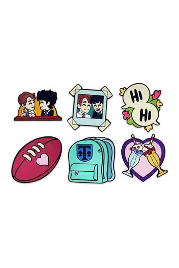 Heartstopper Enamel Pins Set 3 cm (6)