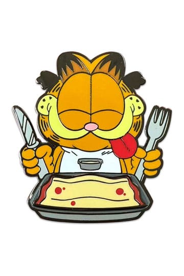 Garfield Pin Badge Disco Garfield Lasagna Dinner 5 cm
