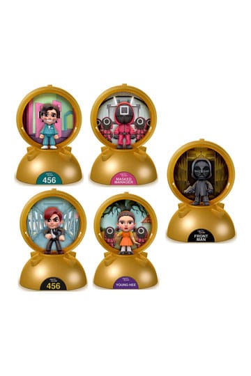 Squid Game Capsule Collectible Banks -sortiment (6)