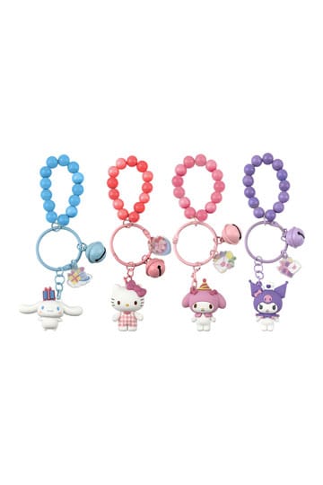 Sanrio Celebration Series Keychain & Bracelet Hello Kitty and Friends Display (12)