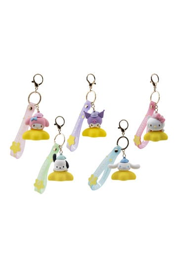 Sanrio Light-Up Star Series Keychain with Hand Strap Hello Kitty and Friends Display (9)