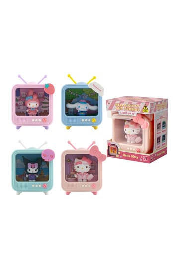 Sanrio Bedside Light TV dizisi mini figürler Hello Kitty ve Friends 8 cm ekran (8)
