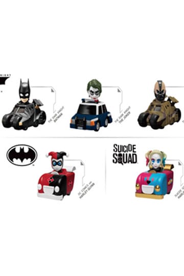 DC Comics Zoom Hero Pullback Vehicles with Figures Batman Assortment (12)