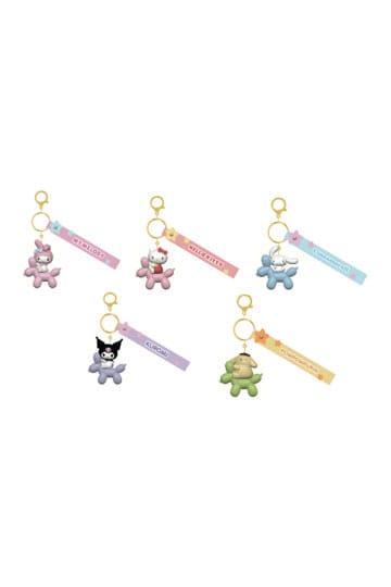 Sanrio Balloon Series Keychain with Hand Strap Hello Kitty and Friends Display (12)