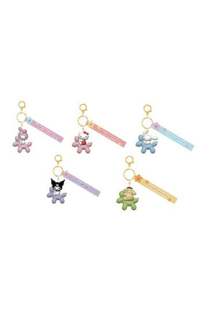 Sanrio Balloon Series Keychain with Hand Strap Hello Kitty and Friends Display (12)