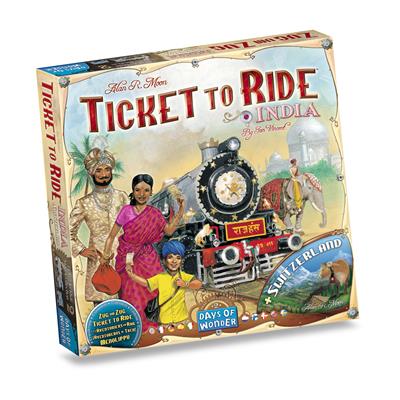 Ticket to Ride - India/Zwitserland