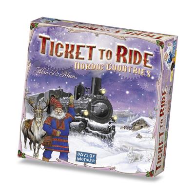 Ticket to Ride - países nórdicos - inglés