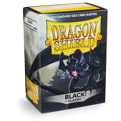 Ærmer Dragon Shield - Black (100ct)