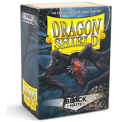 SLEEVES Dragon Shield MATTE - Black (100ct)