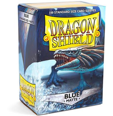 SHIELS DRAGON SHIELS MATTE - BLUE (100CT)