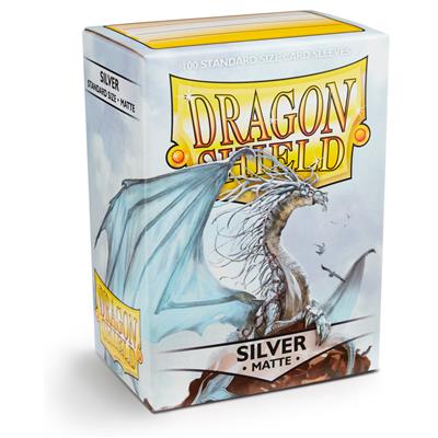 SLEEVES Dragon Shield MATTE - Silver (100ct)