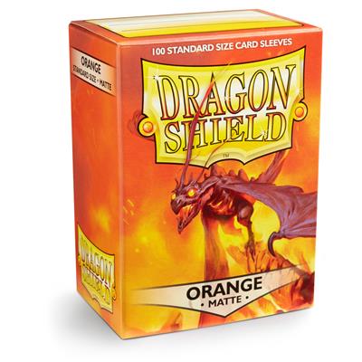 Manches dragon blindage mate - orange (100ct)