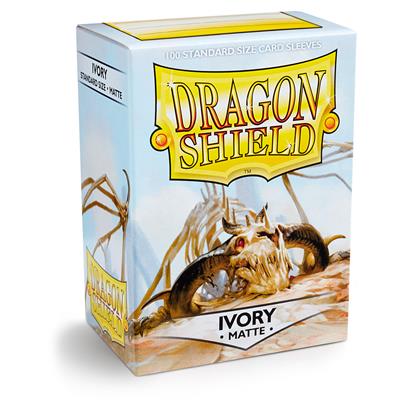 SHIELS DRAGON SHIELS MATTE - IVORY (100CT)