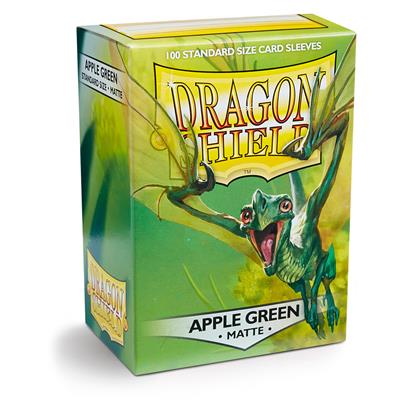Ærmer Dragon Shield Matte - Apple Green (100ct)