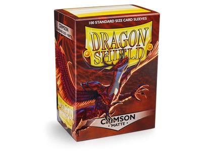 Manches dragon shield mat - Crimson (100CT)