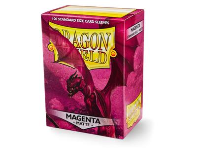 SHIELS DRAGON SHIELS MATTE - Magenta (100CT)