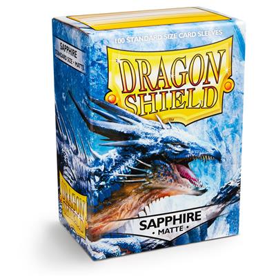 Manches saphire mate de dragon (100CT)