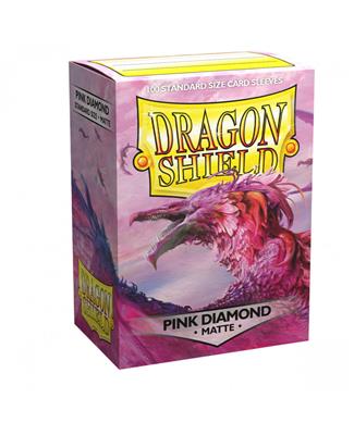 Ærmer Dragon Shield Matte Pink Diamond (100ct)