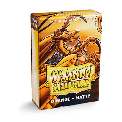 Ærmer Dragon Shield Matte japansk orange (60ct)
