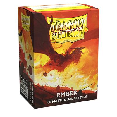 Manches Dragon Shield Matte Double Ember 100CT