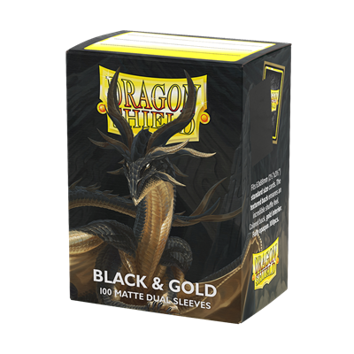 ÄRMEL DS Matt Dual Schwarz Gold (100)