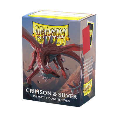 MOUWEN DS Mat Dual Crimson & Zilver (100)