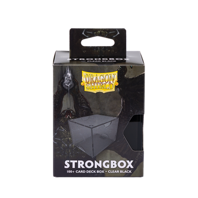 DECKBOX Dragon Shield Safe – Transparentes Schwarz