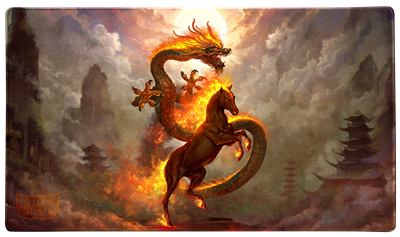 PLAYMAT + Tube Dragon Shield Fire Horse 2026