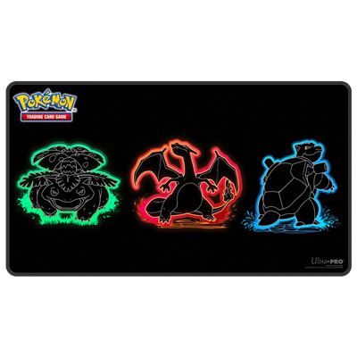 Playmat Pokemon Foil Neon Kanto
