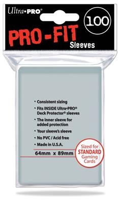Sleeves Pro-Fit Clear Standard