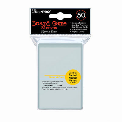 SLEEVES Bordspel Amerikaans 56x87mm 50