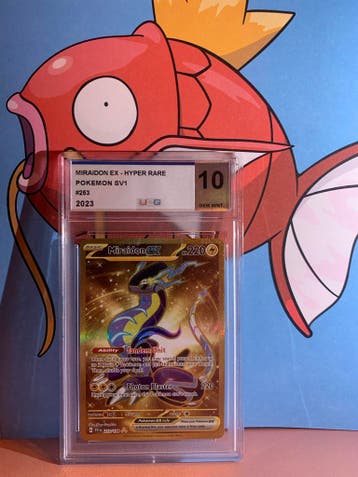 Miradon EX Hyper Rare Pokemon SV1 #253 UCG 10 Gem Mint