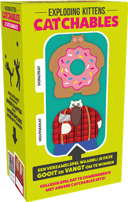 Exploding Kittens Catchables Houthakkat & Donutkat