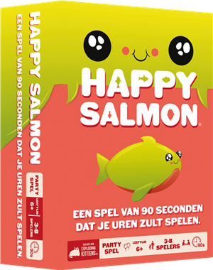 Glücklicher Lachs