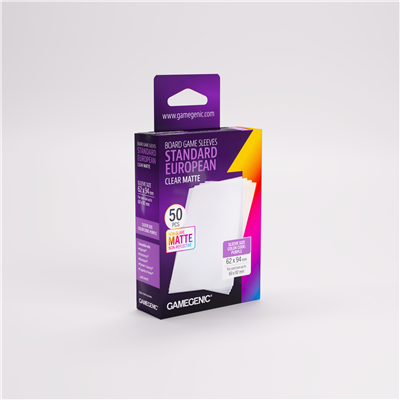 SLEEVES Matte Board Game - Purple 62x94mm (50)