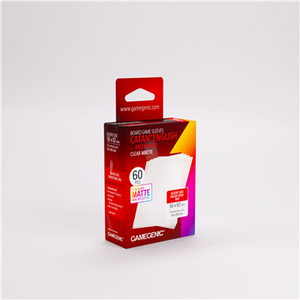 MANICHE Matte Gioco da Tavolo - Rosso 56x82mm (50)