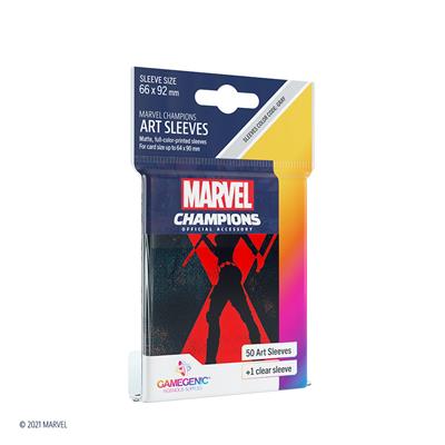 Ärmar Marvel Champions - Black Widow (50+1)