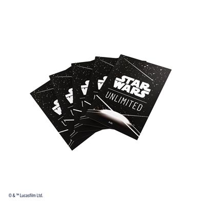 Star Wars Unlimited Art Sleeves Card Black White