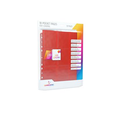 Sideloading 18-Pocket Pages Pack Red (10)