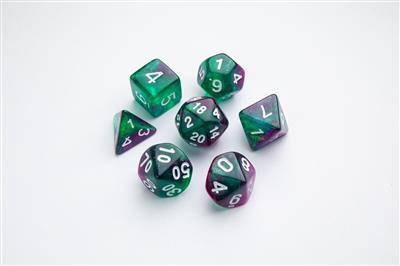 DICE Galaxy Series Aurora RPG terningsett 7 stk