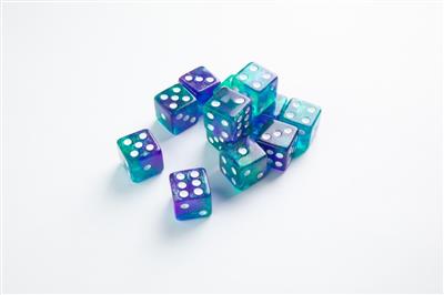 DICE Galaxy Series Neptune D6 Dobbelstenenset 12st