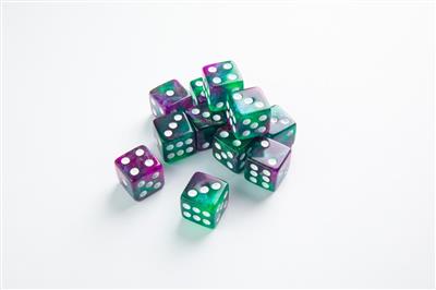 DICE Galaxy Series Aurora D6 Dice Set 12pcs