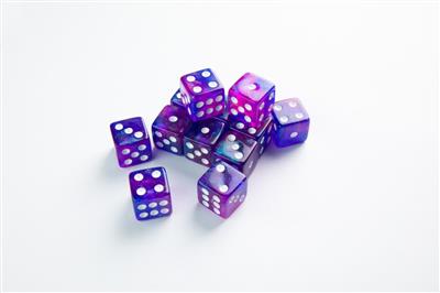 DICE Galaxy Series Nebula D6 Dice Set 12pcs