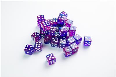 DICE Serie Galaxy Nebula D6 Dadi Set 36 pezzi