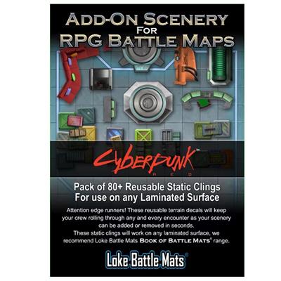 Dodajte krajolik za RPG Battle Maps Cyberpunk Red