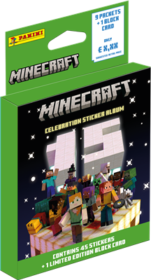 Minecraft 3 Sticker Ecoblister