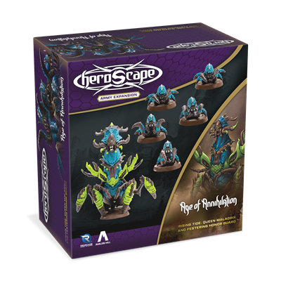 Heroscape Queen Maladrix & Feestelijke Honor Guard